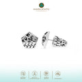 925 Silver Pentagon Subeng Earrings Bhinneka Collection