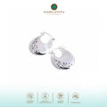 Anting Hoop Perak 925 Koleksi Gergajian