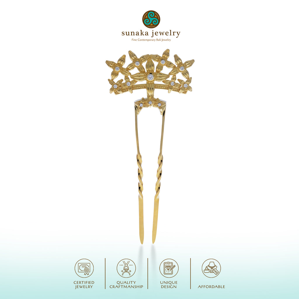 Asoka Sterling Silver Hairpiece Pin Collection