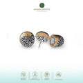 Large 925 Silver Subeng Earrings Ayung Collection