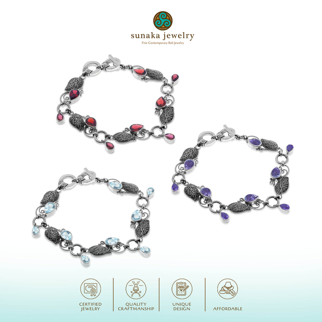 Silver 925 Kembang Harum Collection Chain Bracelet