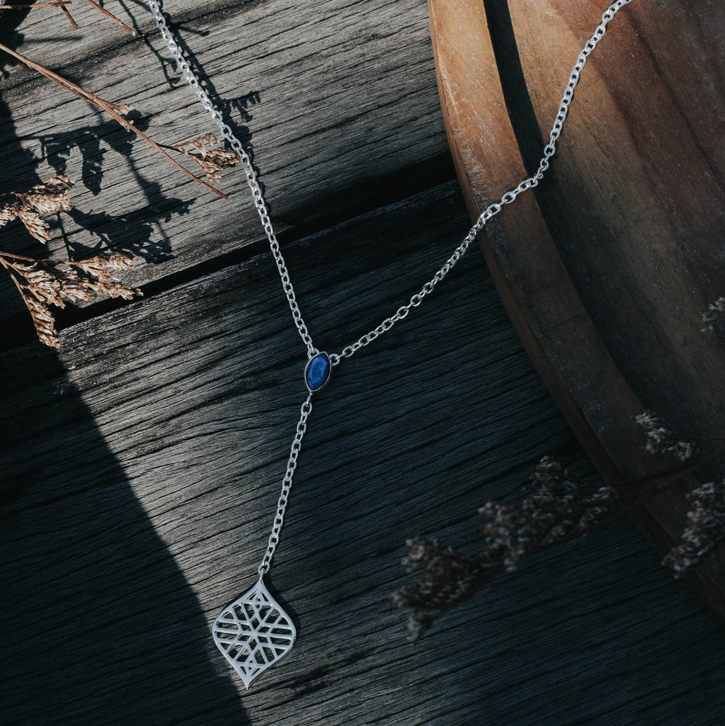 Kalung Drop Koleksi Jali Sterling Silver 925