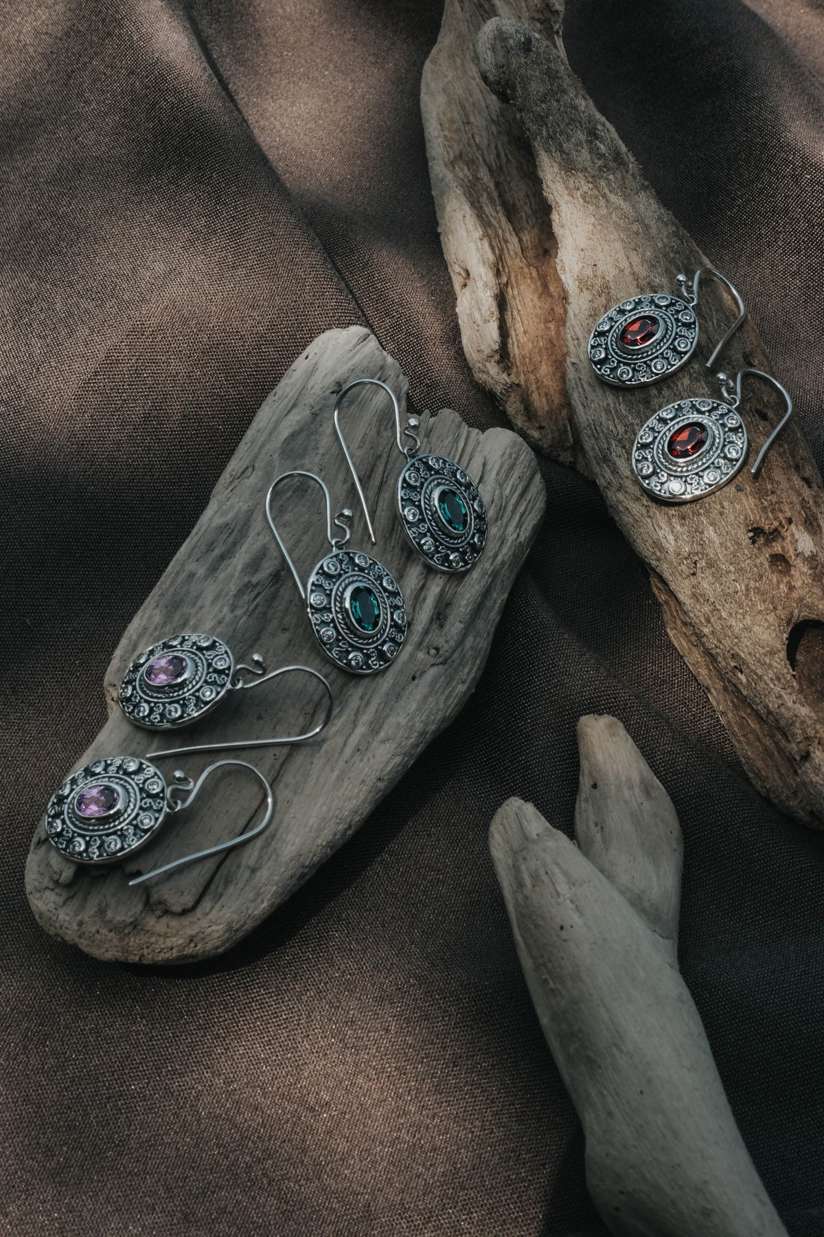 Anting Dangling Perak 925 Koleksi Renggana