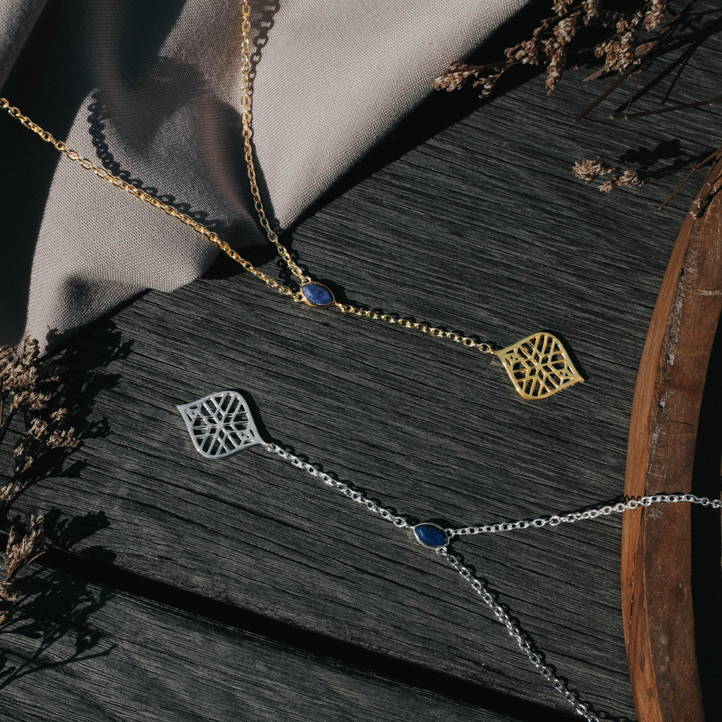 Kalung Drop Koleksi Jali Sterling Silver 925