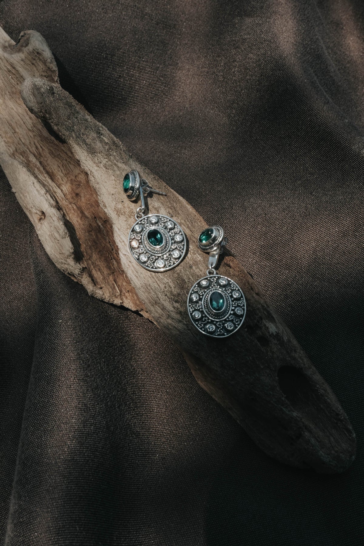 Anting Stud Perak 925 Koleksi Renggana