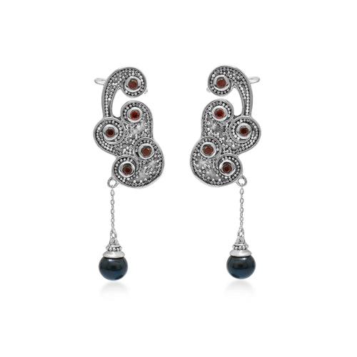 Anting Earclimber 1 Perak 925 Koleksi Wangsa