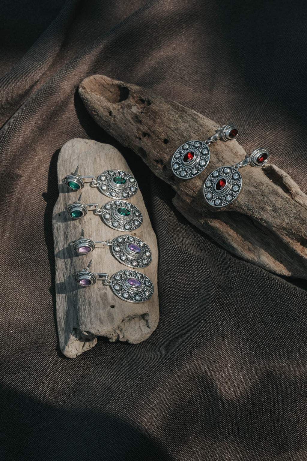 Anting Stud Perak 925 Koleksi Renggana