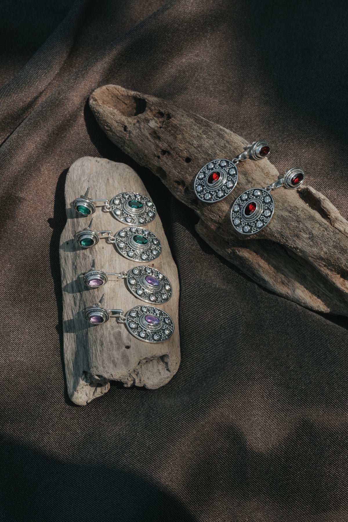 Anting Stud Perak 925 Koleksi Renggana