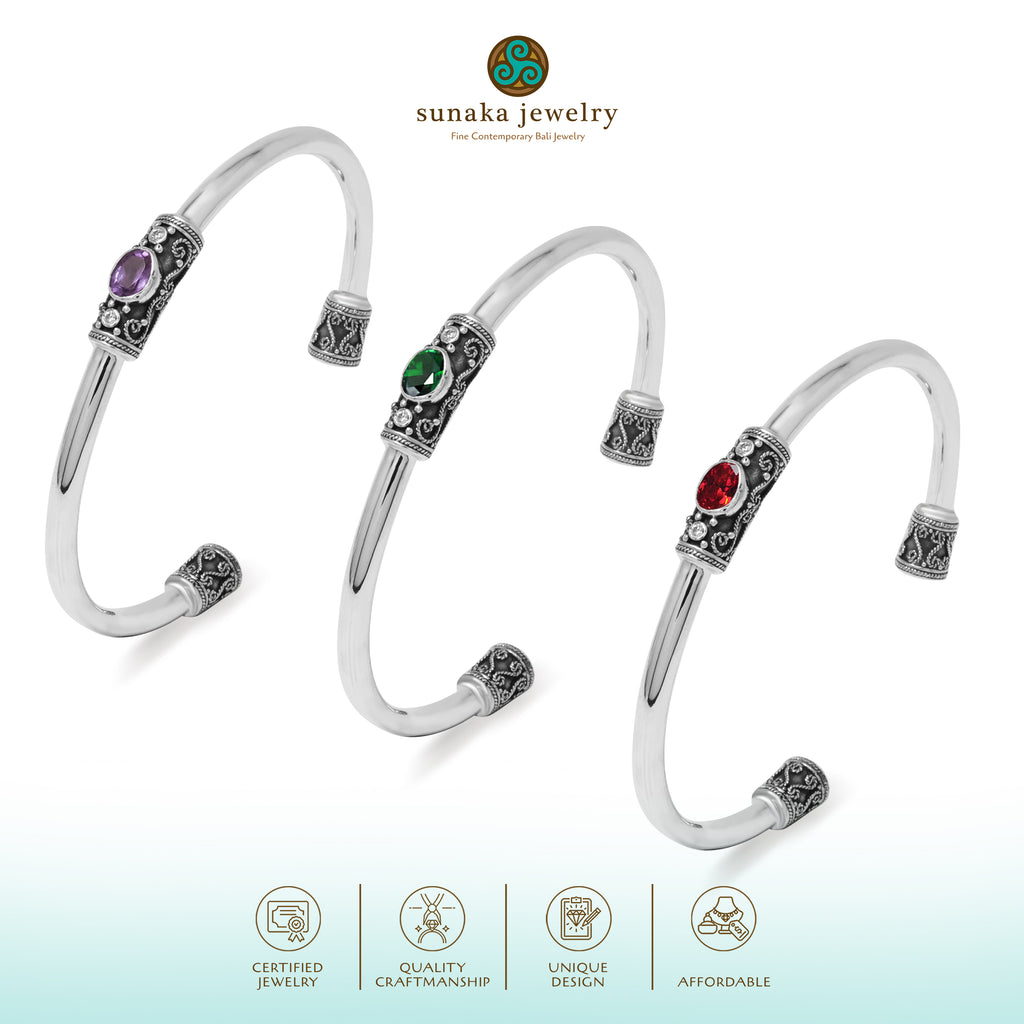 Gelang Bangle Perak 925 Koleksi Renggana