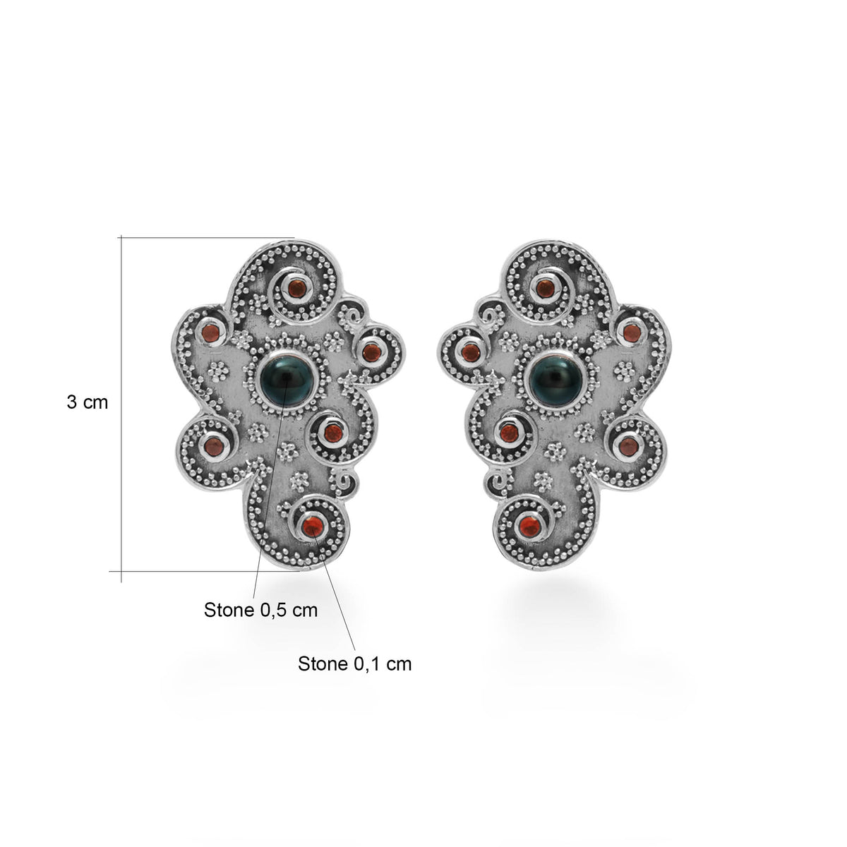Anting Earclimber 2 Perak 925 Koleksi Wangsa