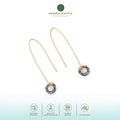 Ayung Collection Small 925 Silver Threader Earrings