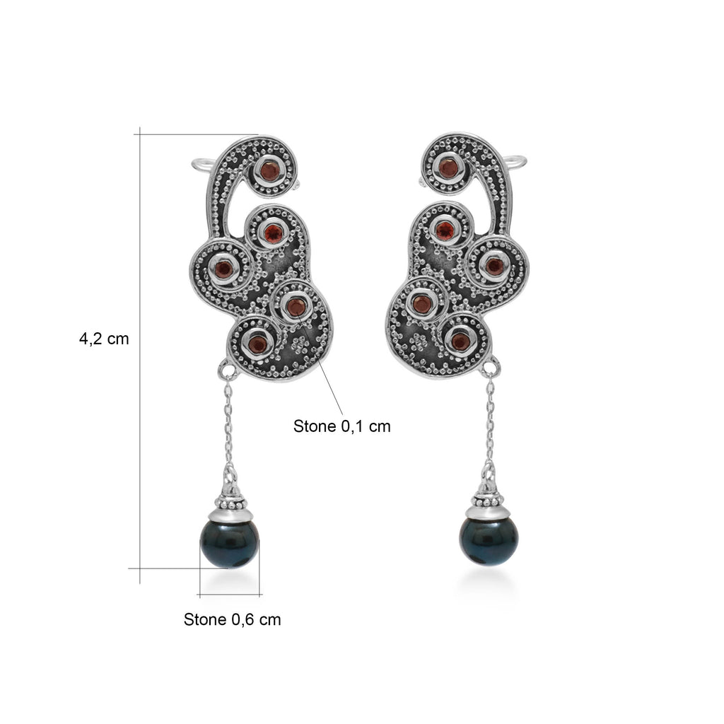 Anting Earclimber 1 Perak 925 Koleksi Wangsa