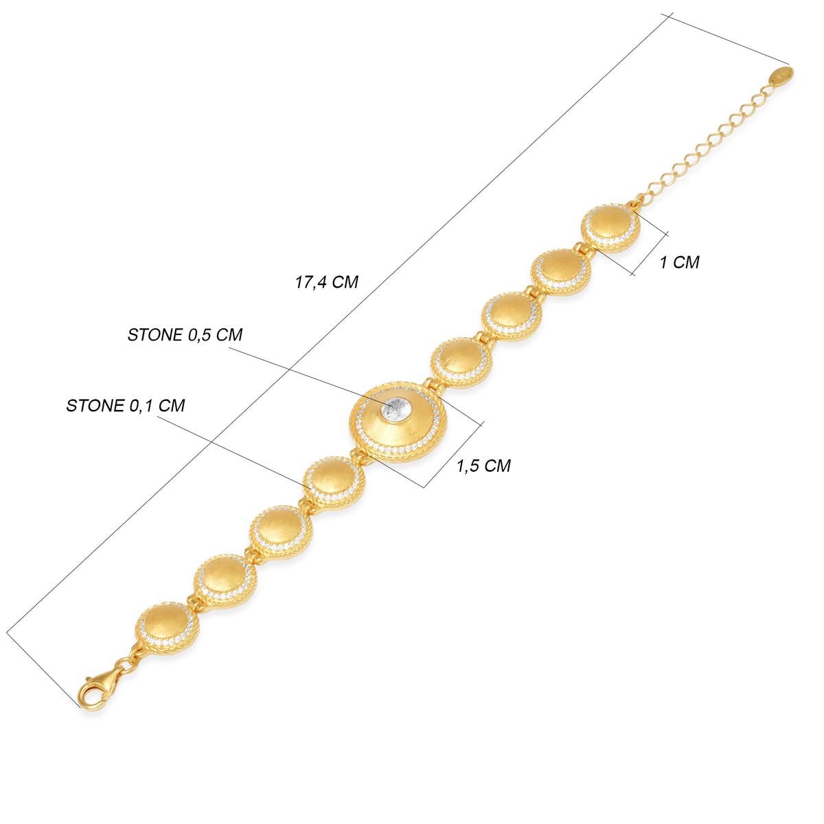 Gelang Koleksi Gana Sterling Silver 925