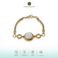 Gelang Kepang Perak 925 Koleksi Jepun Gold Plated
