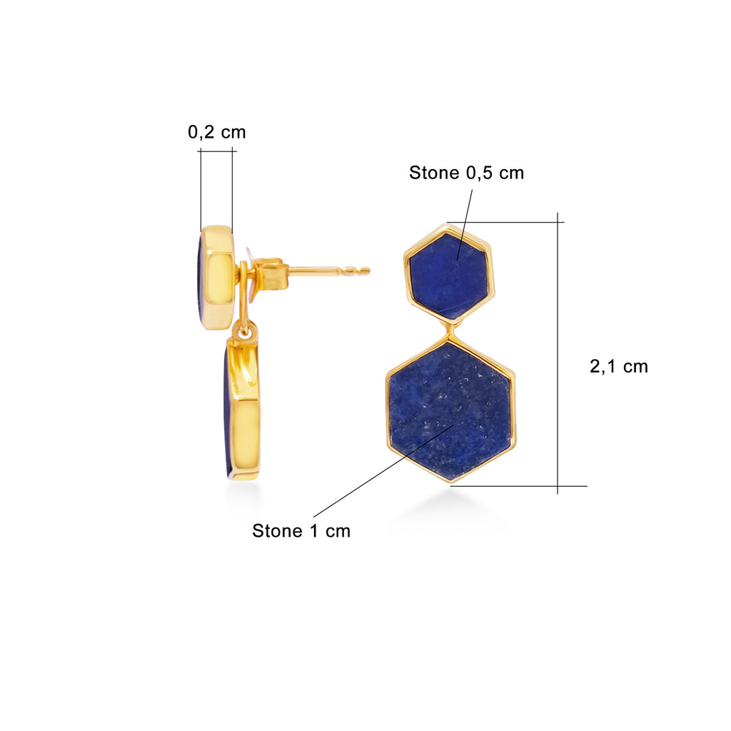 Anting Big Stud Koleksi Jali Sterling Silver 925