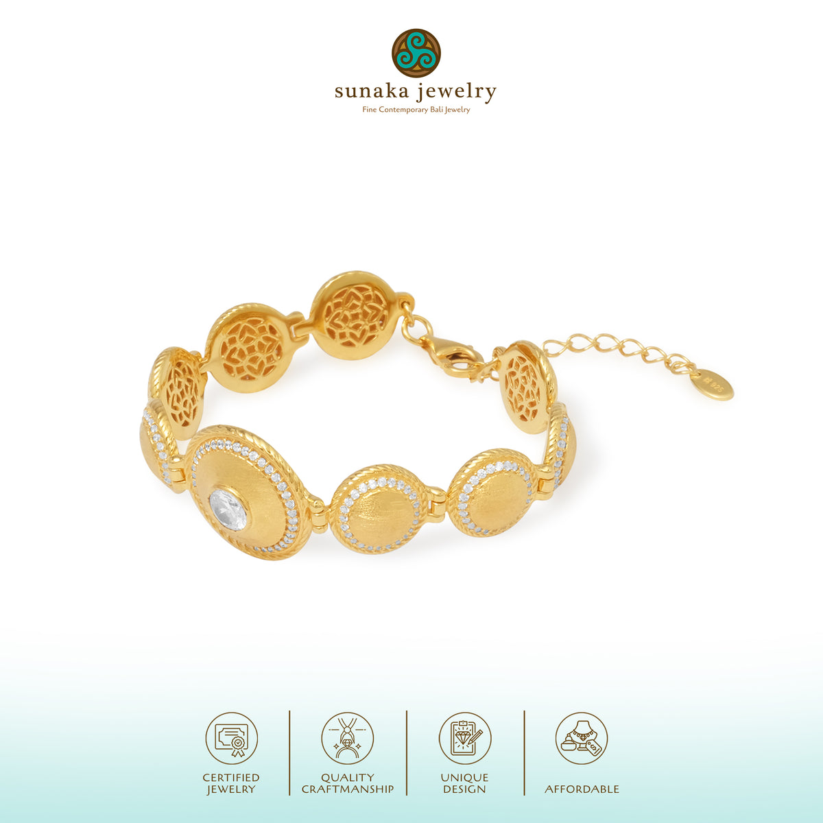 Gelang Koleksi Gana Sterling Silver 925