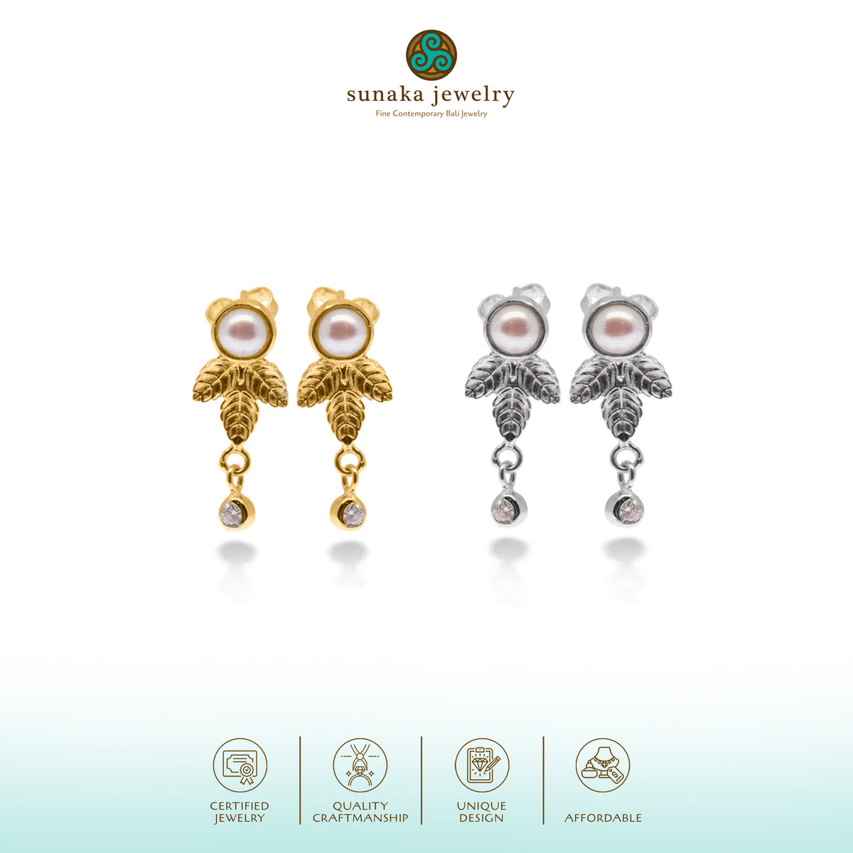 Anting Stud Perak 925 Koleksi Goddes