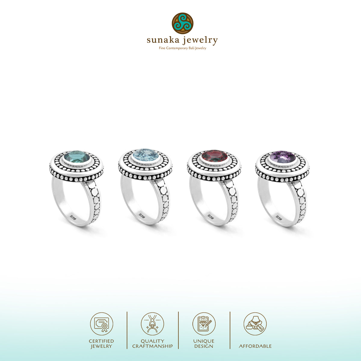 Jawan Collection Sterling Silver 925 Ring