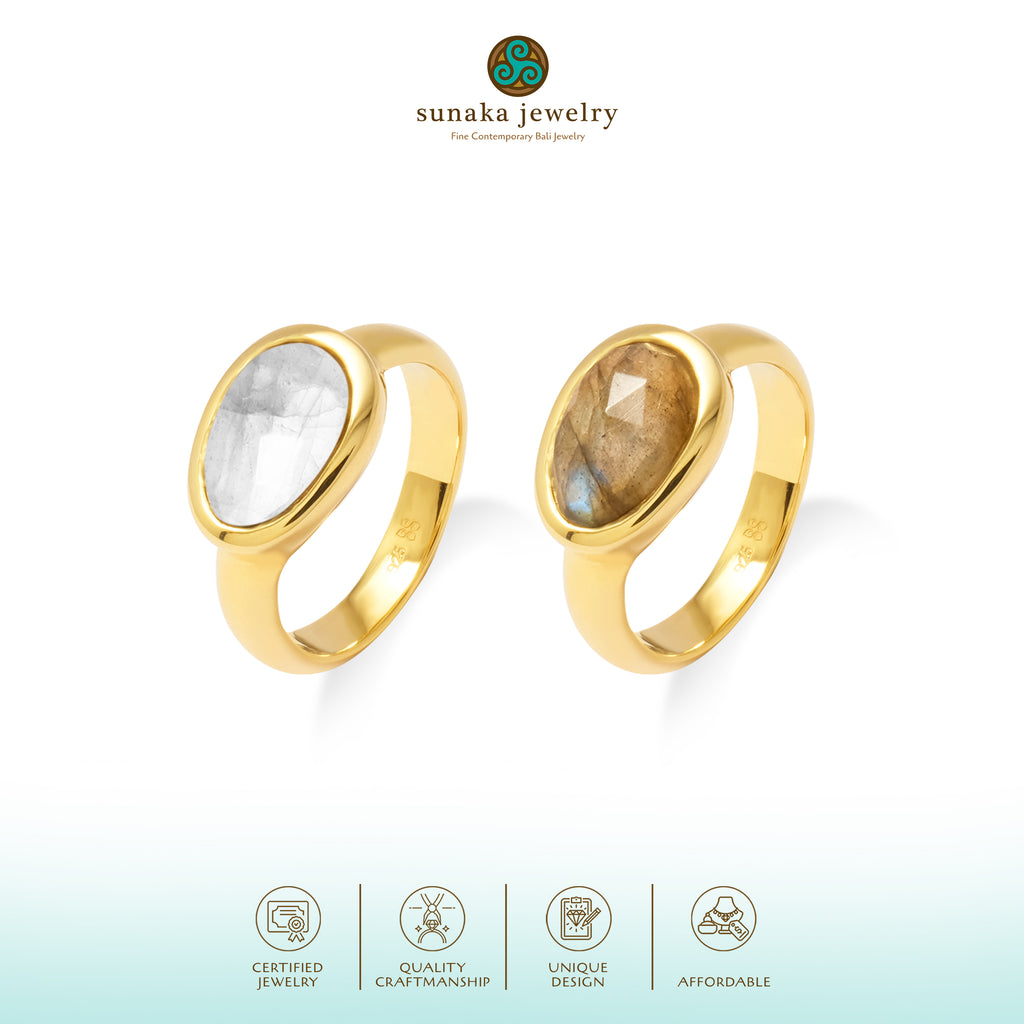 Cincin 2 Perak 925 Koleksi Brillo