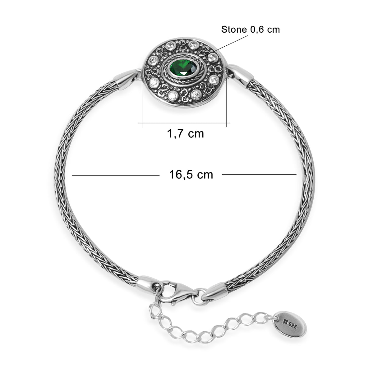 Gelang Chain Perak 925 Koleksi Renggana