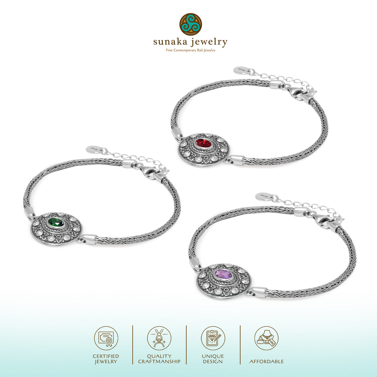 Gelang Chain Perak 925 Koleksi Renggana