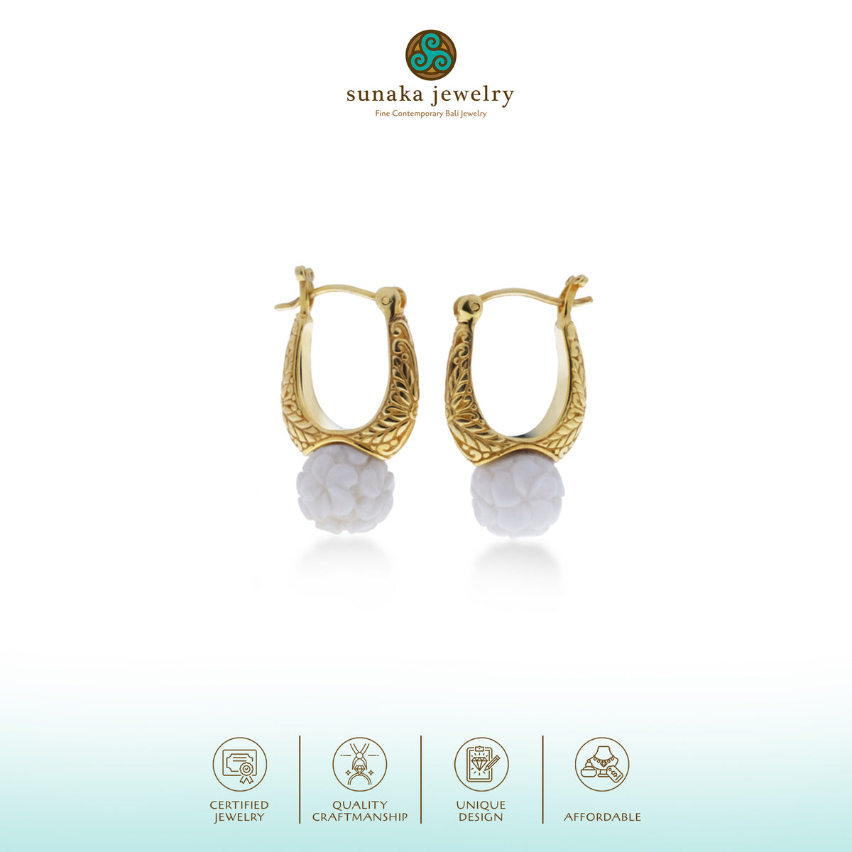 Anting Hoop Perak 925 Koleksi Jepun