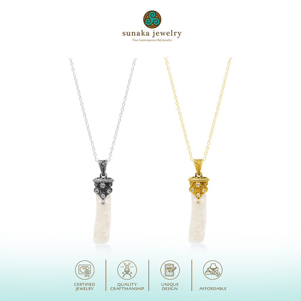 Pendant Perak 925 Koleksi Biwa