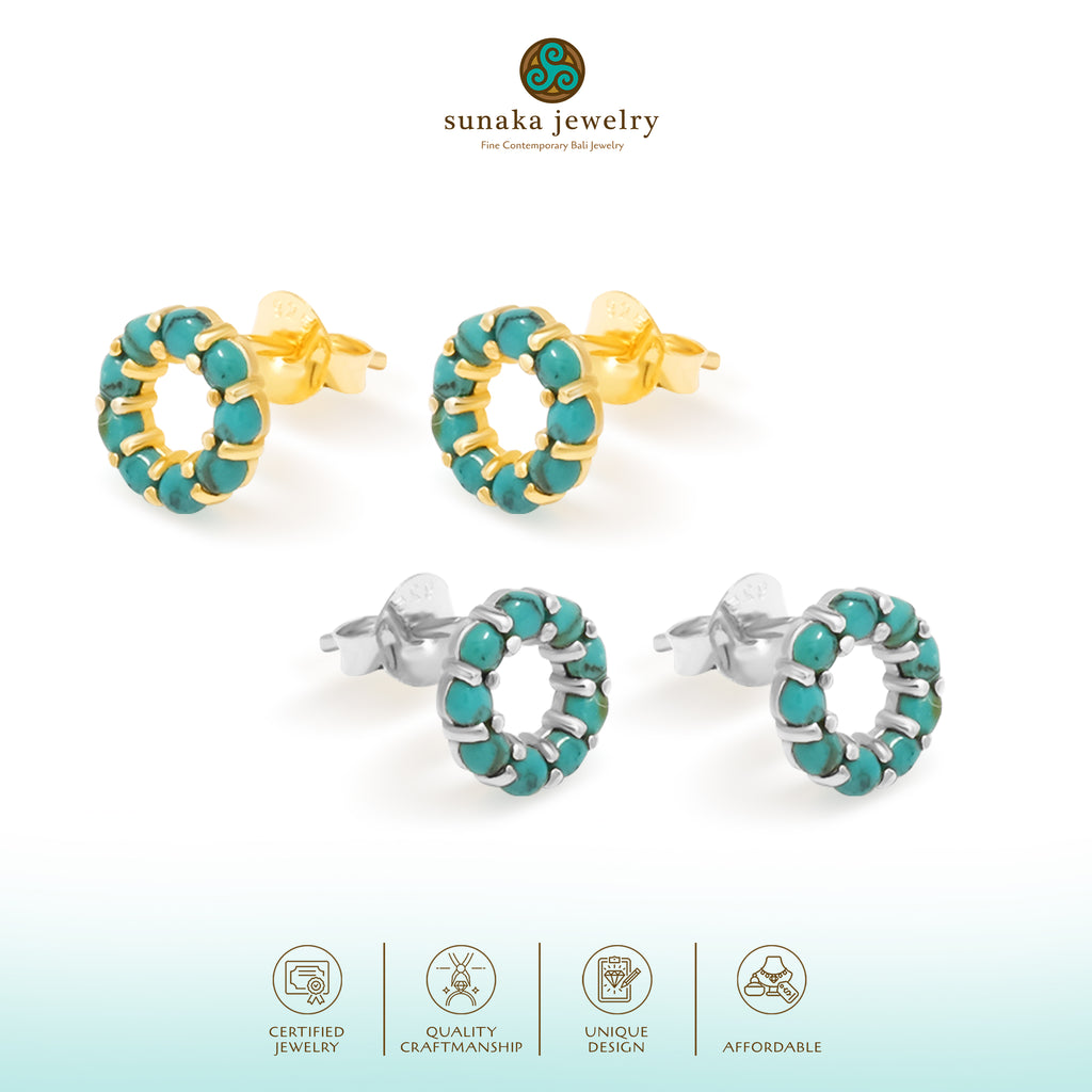 Anting Stud Perak 925 Koleksi Azzura