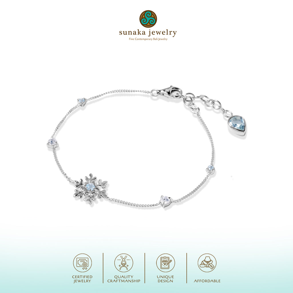 925 Sterling Silver Fractal Collection Bracelet