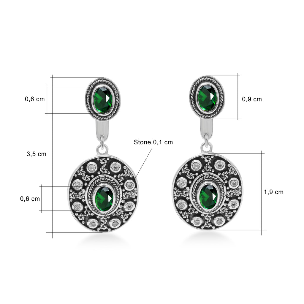 Anting Stud Perak 925 Koleksi Renggana