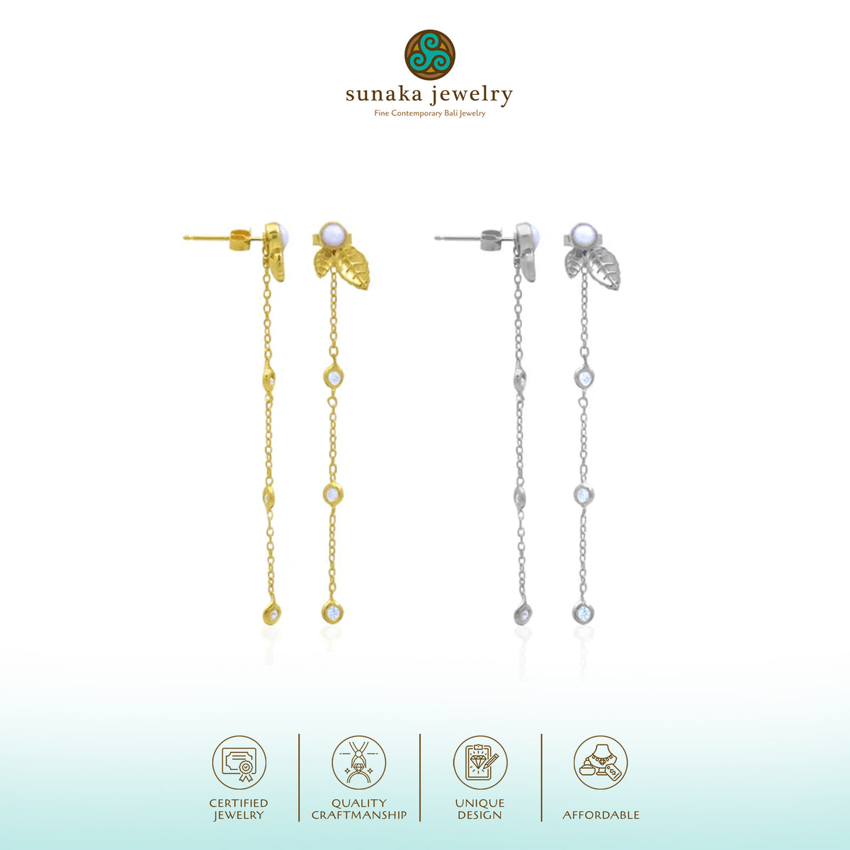 Anting Dangling Perak 925 Koleksi Goddes