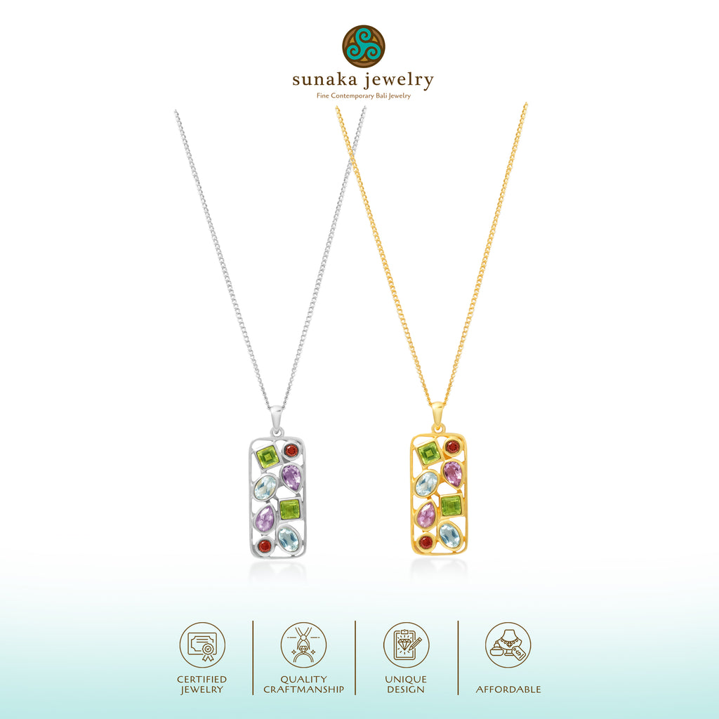 Pendant / Liontin Kalung Perak 925 Koleksi Mozaik