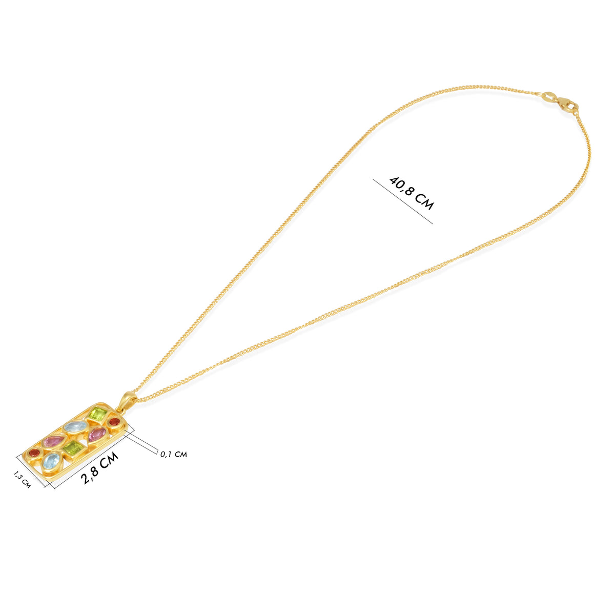 Pendant / Liontin Kalung Perak 925 Koleksi Mozaik