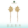 Asoka Sterling Silver 925 Large Drop Earrings