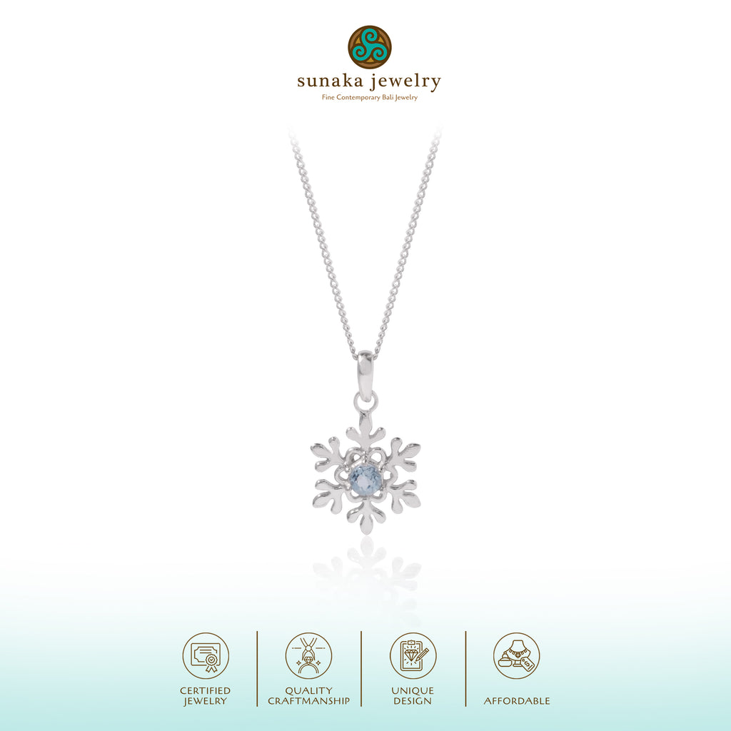 Kalung Perak 925 Koleksi Fraktal Sterling Silver (Pendant & Rantai)