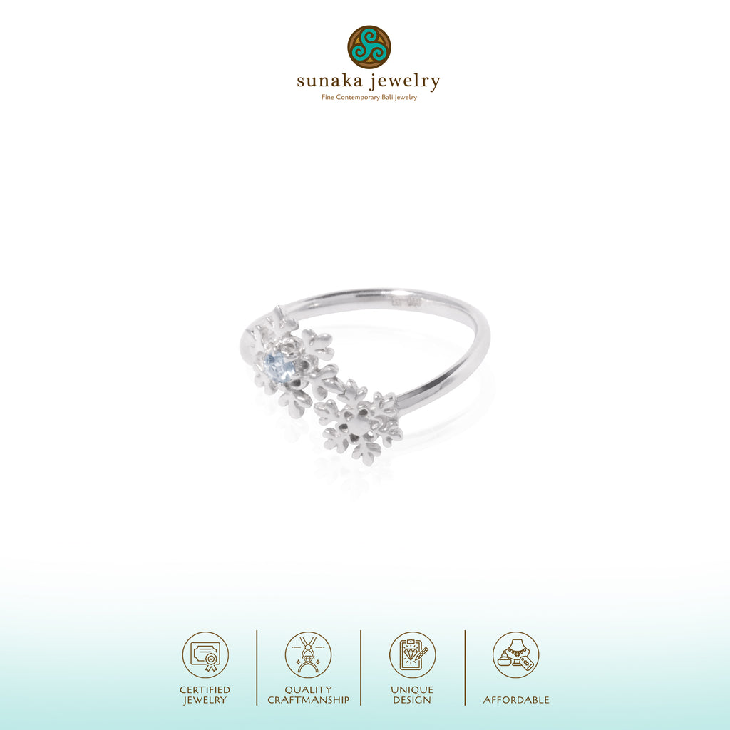 925 Sterling Silver Fractal Collection Adjustable Ring