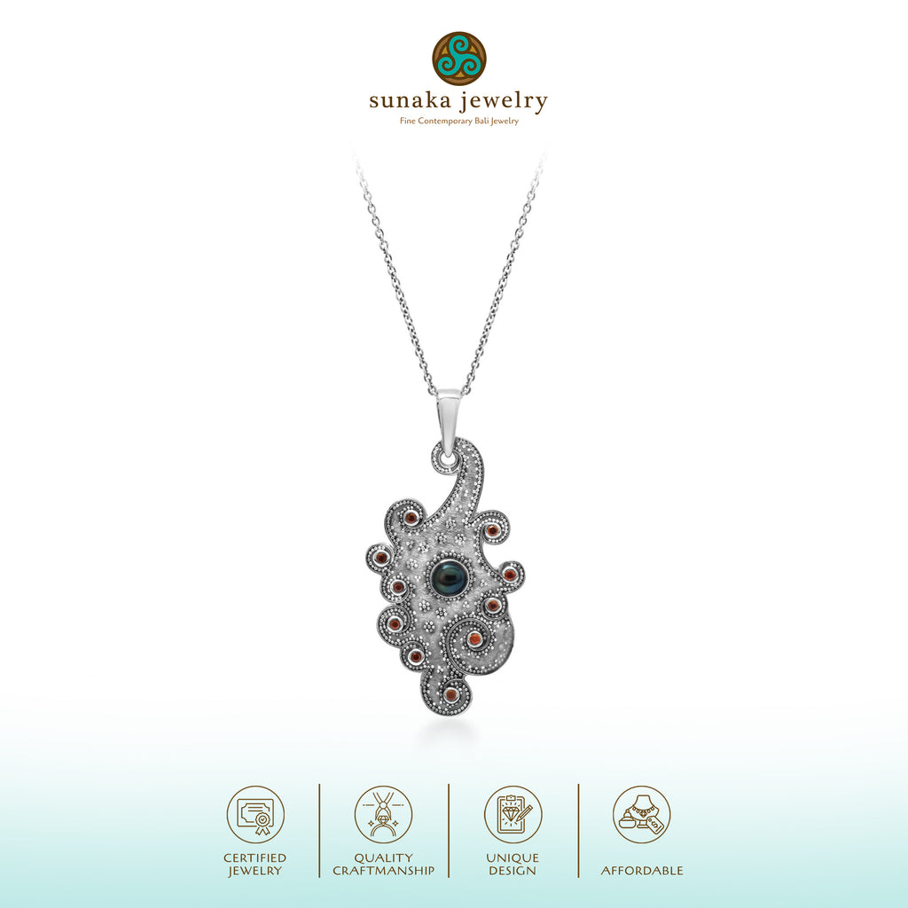 Pendant Kalung Perak 925 Koleksi Wangsa (Tanpa Rantai)