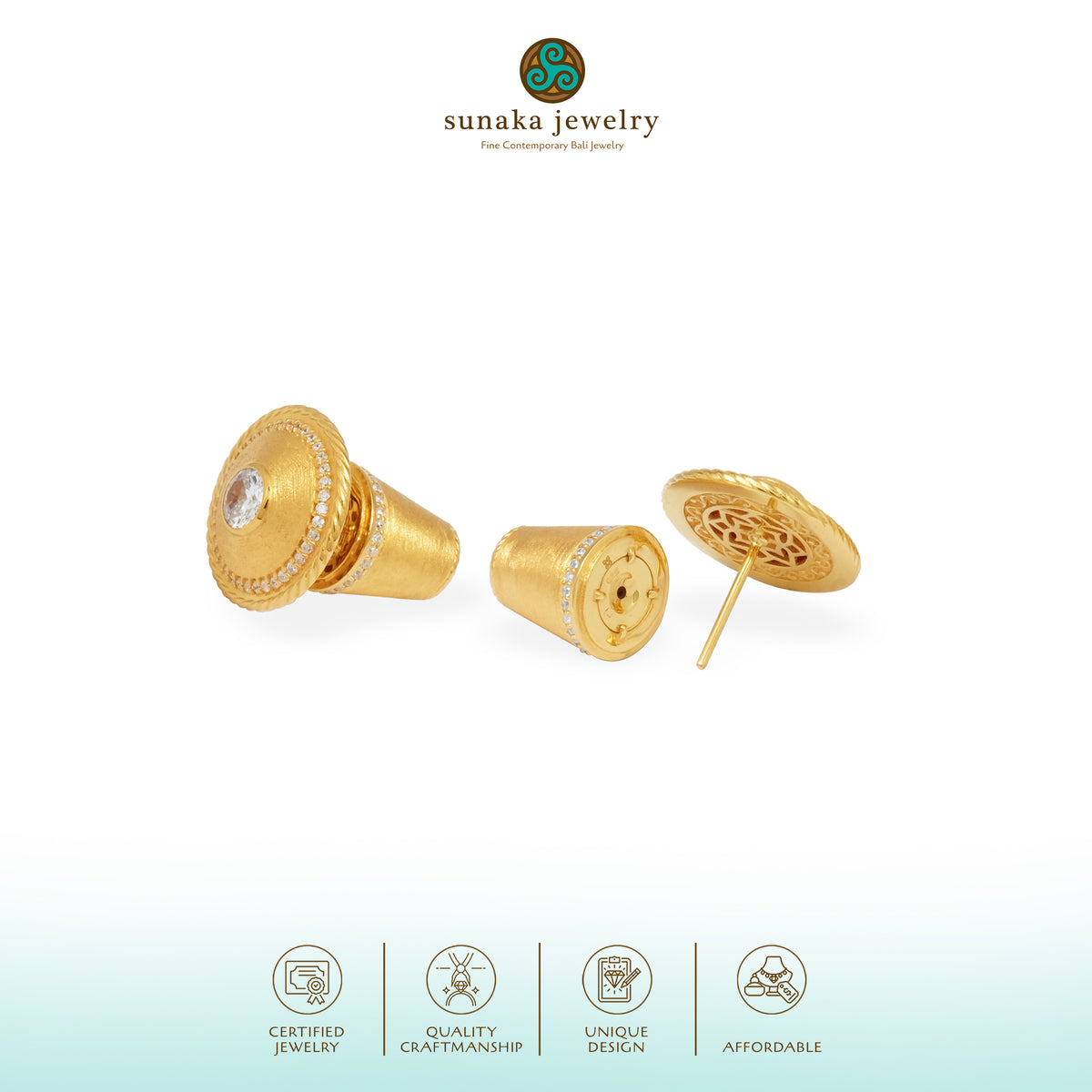 Anting Subeng Koleksi Gana Sterling Silver 925