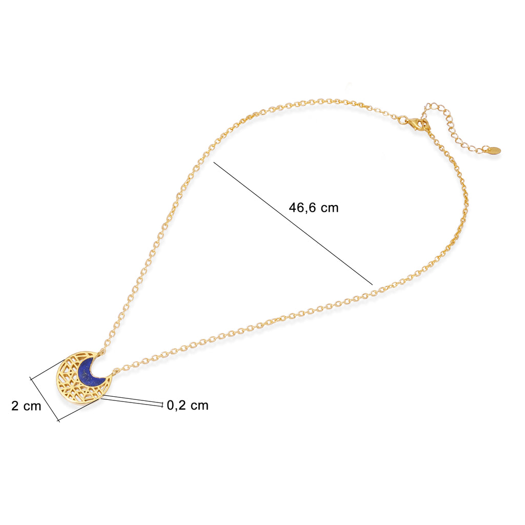 Kalung Round Koleksi Jali Sterling Silver 925