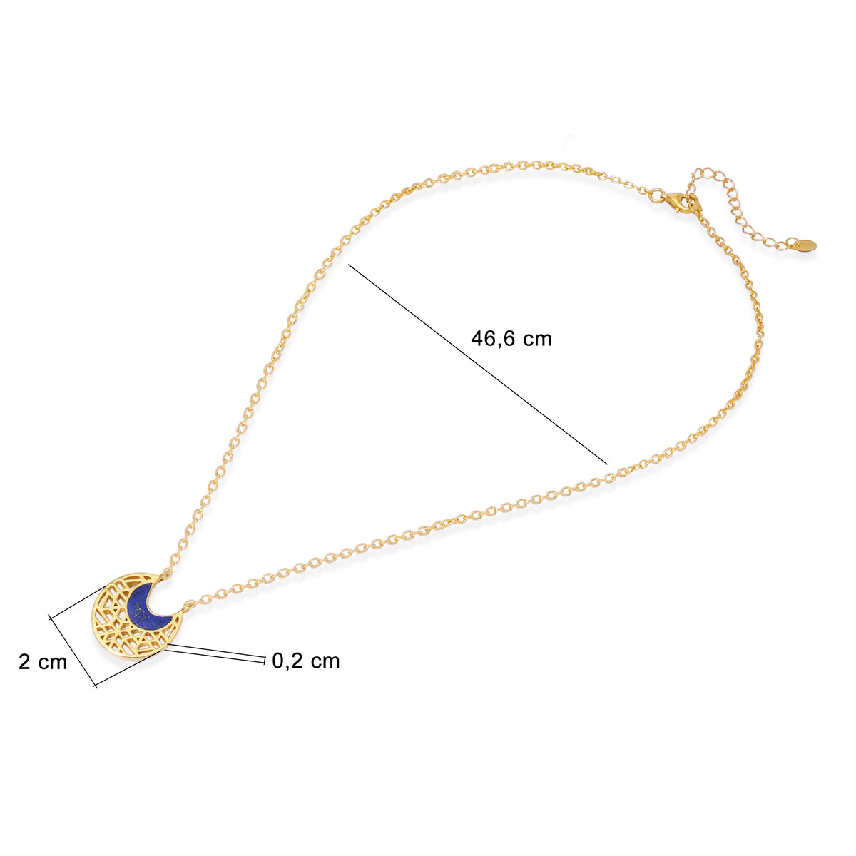 Kalung Round Koleksi Jali Sterling Silver 925