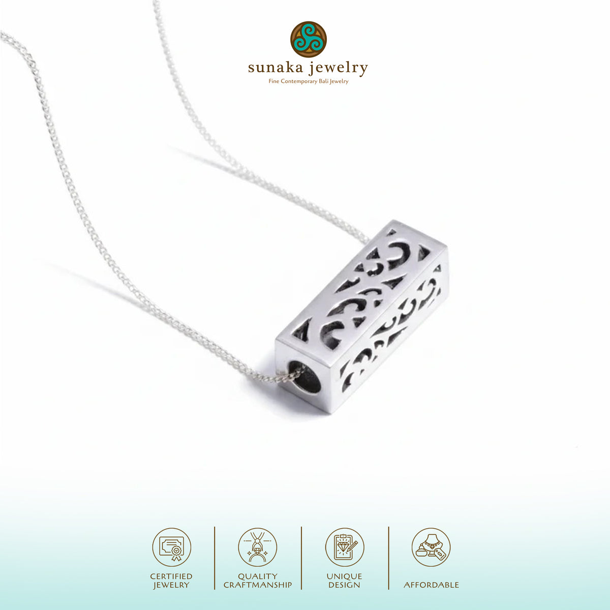 Pendant Perak 925 Koleksi Gergajian