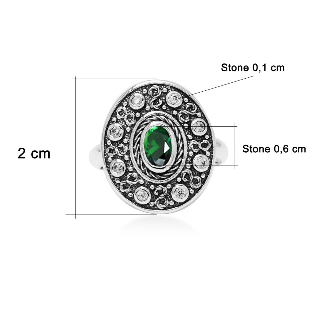 Cincin Cocktail Perak 925 Koleksi Renggana