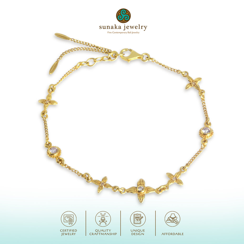 Gelang Perak 925 Koleksi Asoka Sterling Silver