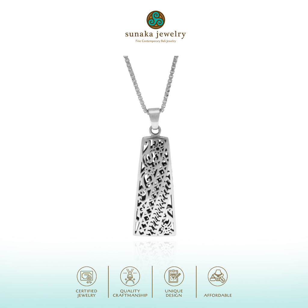 Pendant Slim Silver 925 Koleksi Bhineka