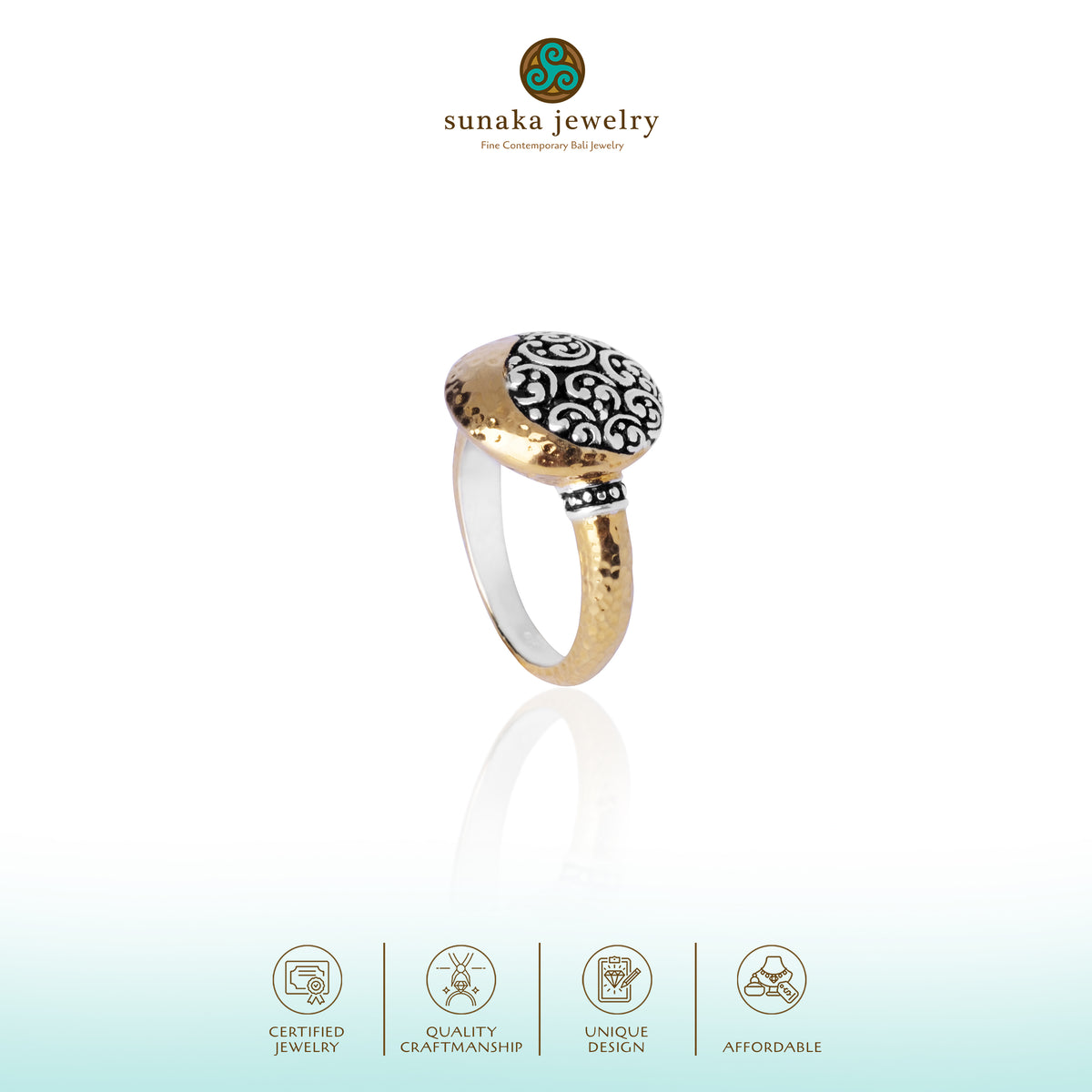 Cincin Cocktail Perak 925 Koleksi Ayung