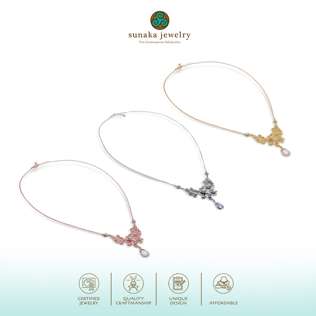 Kalung Perak 925 Koleksi Flamboyan
