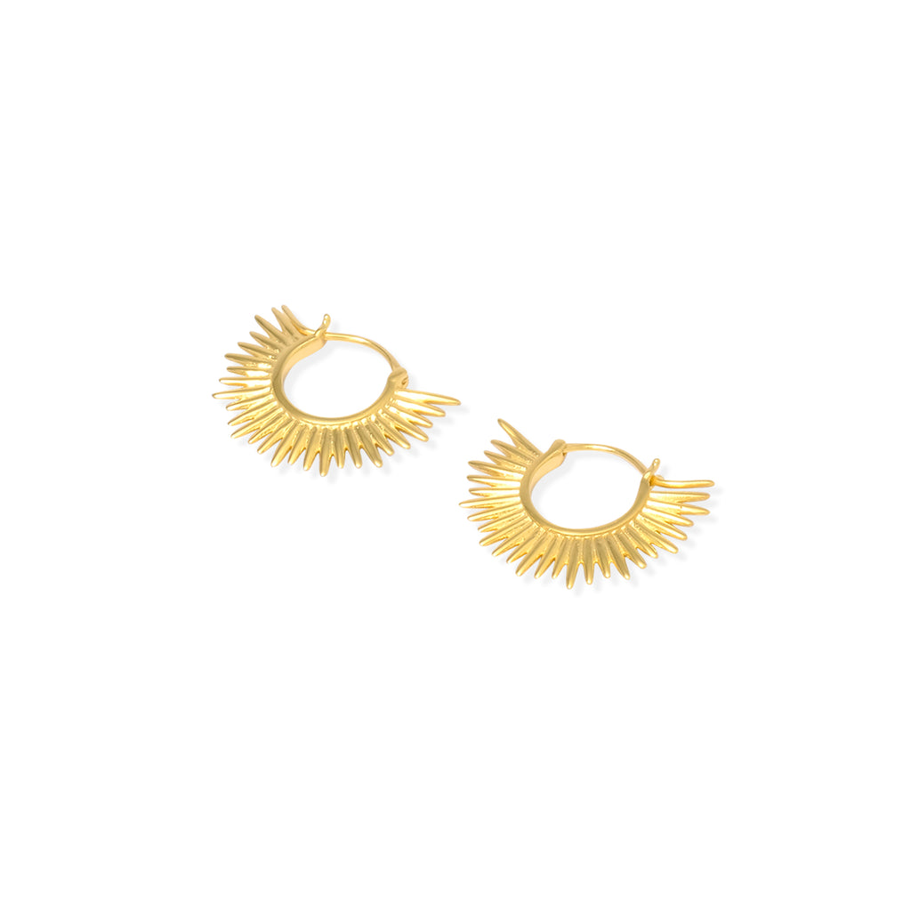 Anting Koleksi Sunburn Gold Plated Sterling Silver 925