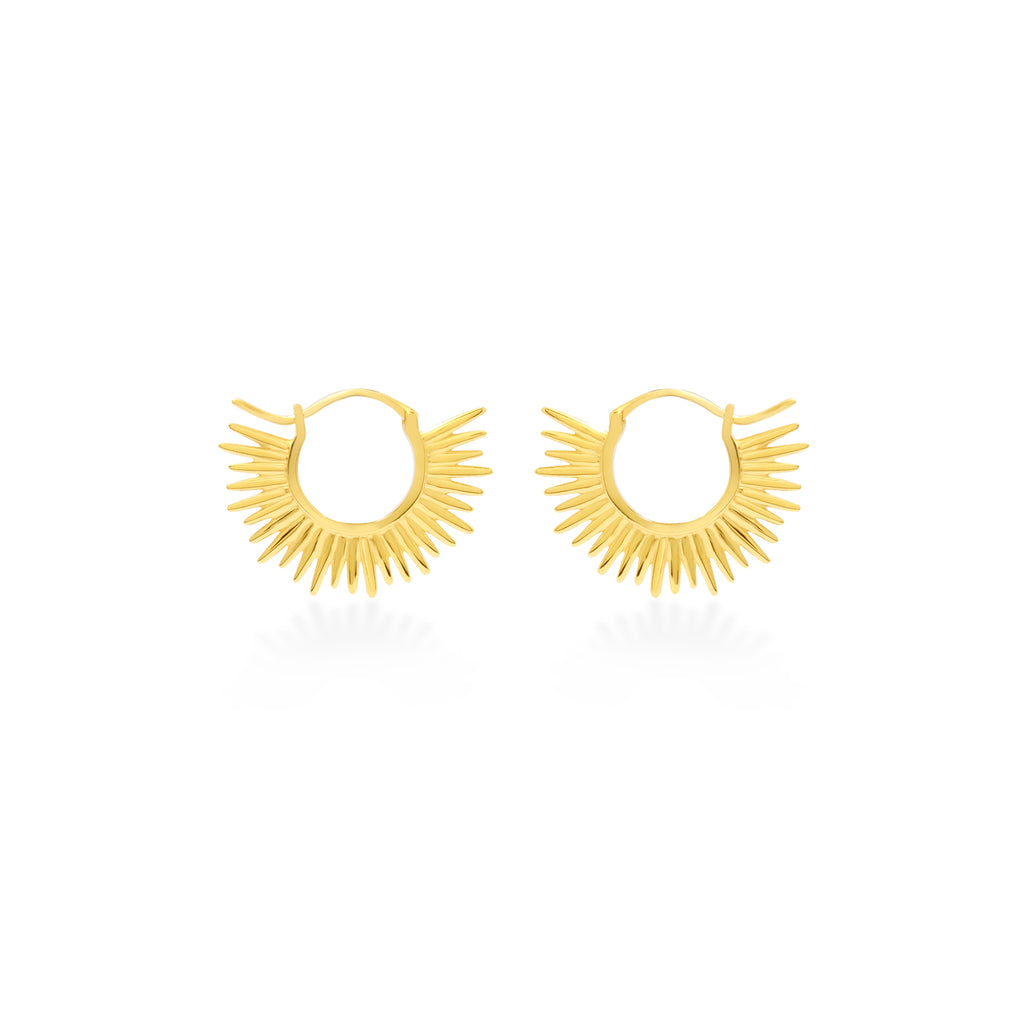 Anting Koleksi Sunburn Gold Plated Sterling Silver 925