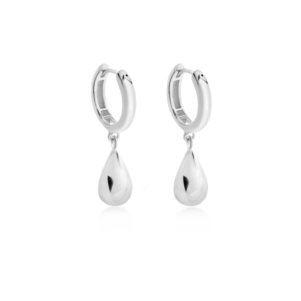 Anting Hoop Koleksi Elara Drop Sterling Silver 925