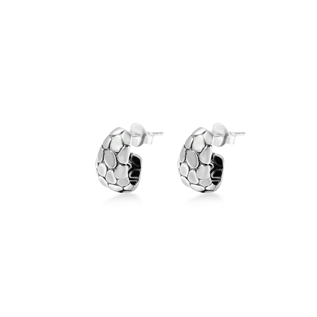 Anting Stud Koleksi Pebble Sterling Silver 925